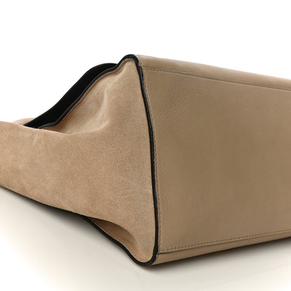 Celine Drummed Calfskin Suede Large Trapeze Sahara 13 of 26