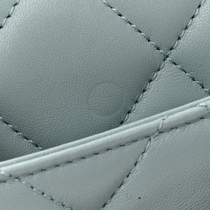 Chanel Lambskin Quilted Small Trendy CC Flap Dual Handle Bag Light Blue 12 of 13