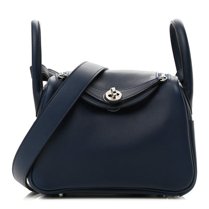 Hermes Swift Verso Mini Lindy 20 Bleu Navy Bleu Frida 1 of 11