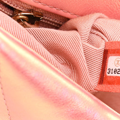 Chanel Iridescent Calfskin Quilted Medium Chanel 19 Flap Pink 7 of 11