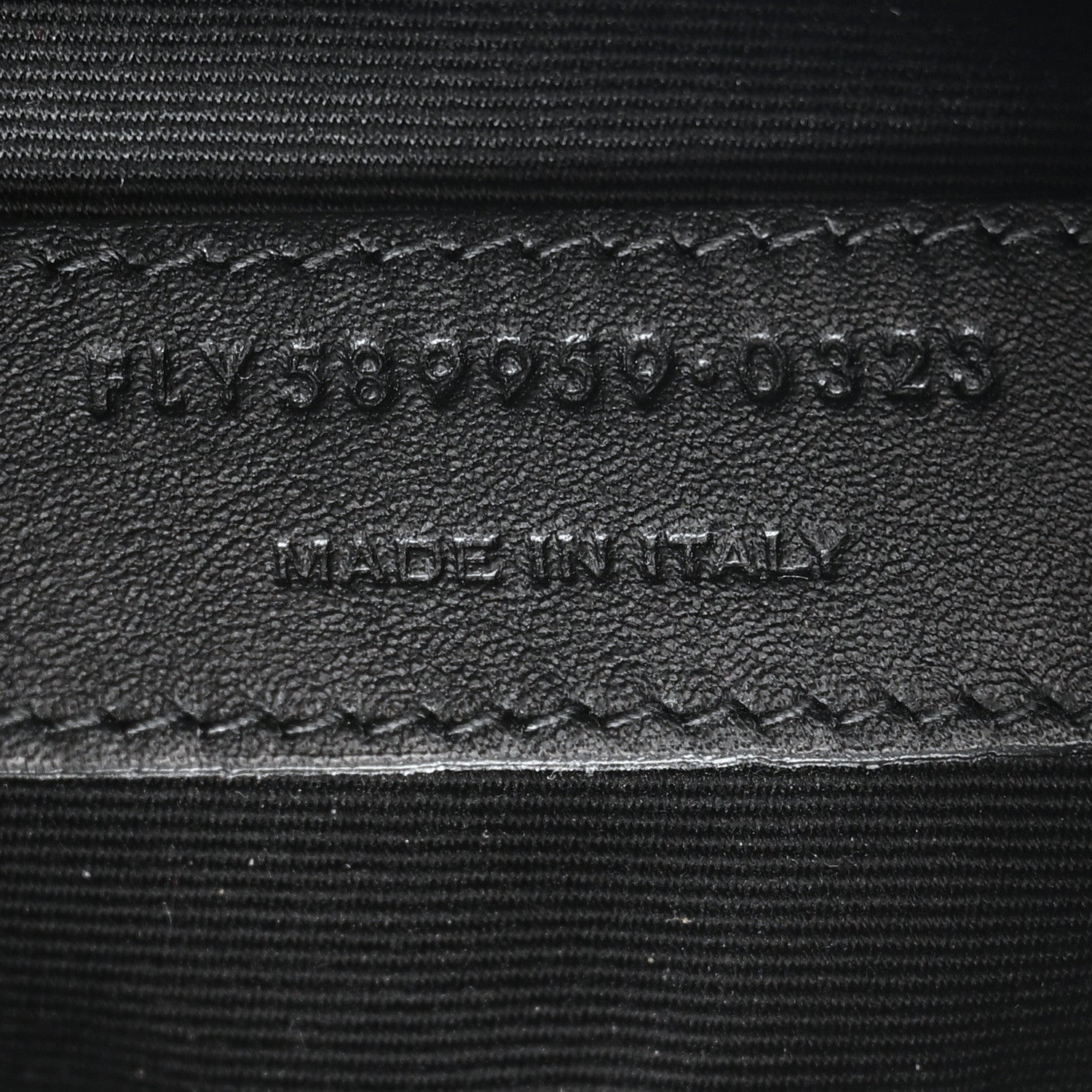 Saint Laurent Grain De Poudre Monogram Belt Bag Black 6 of 11