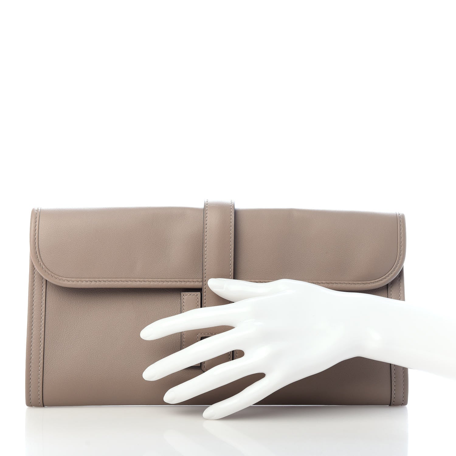 Hermes Swift Jige Elan 29 Clutch Gris Asphalte 2 of 6