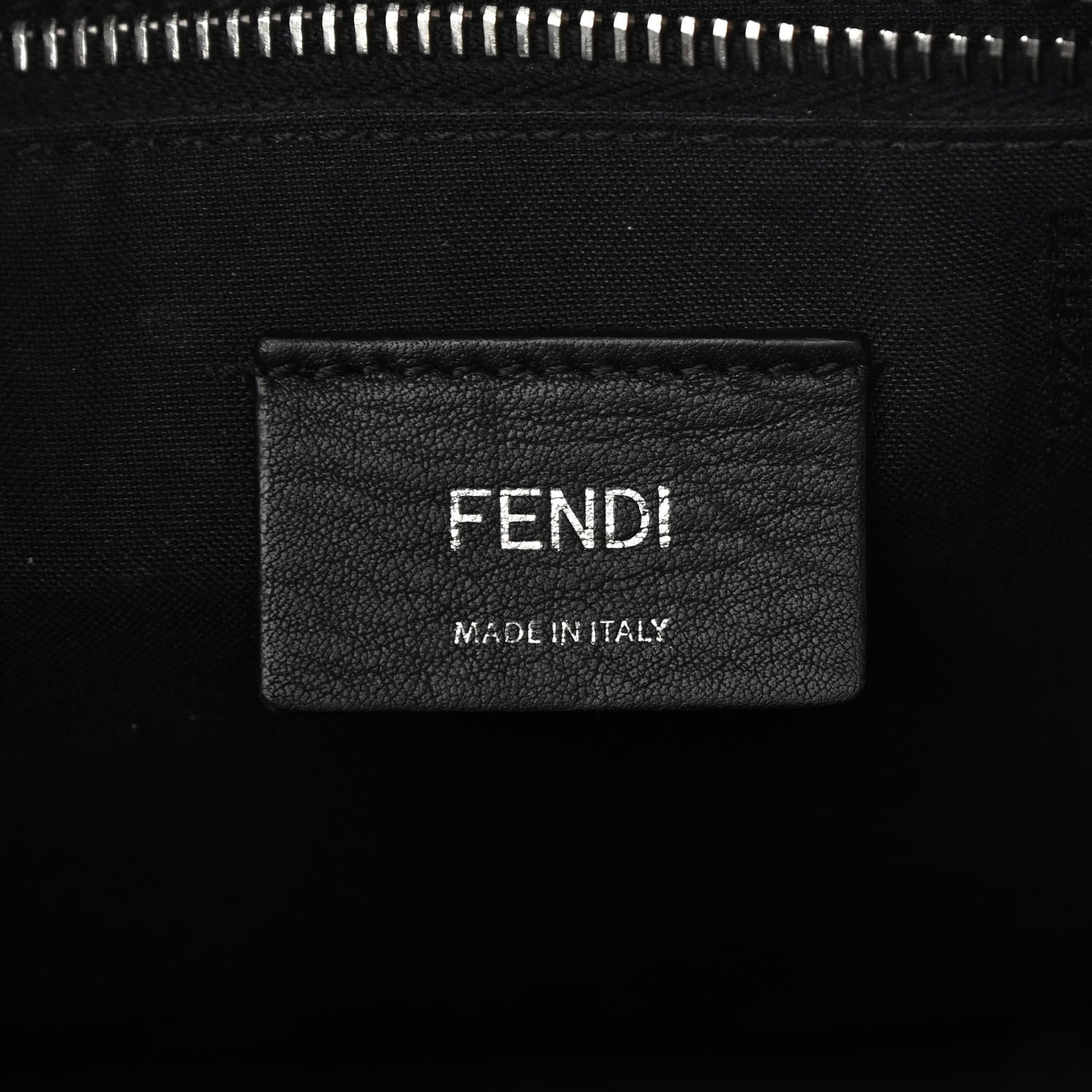 Fendi Vitello Dolce Large By The Way Boston Bag Black 6 of 13
