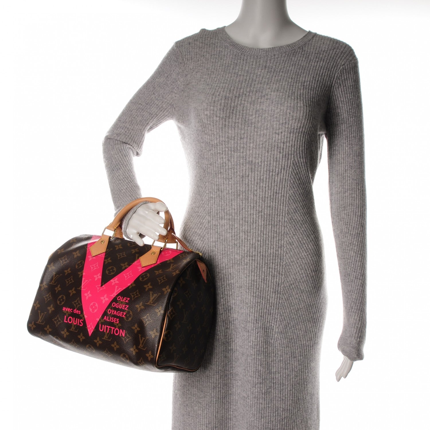 Louis Vuitton Monogram Speedy 30 V Grenade 2 of 7