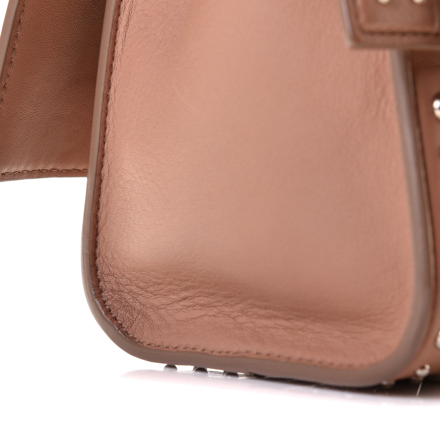Givenchy Grained Calfskin Studded Mini Shark Lock Satchel Old Pink 9 of 12