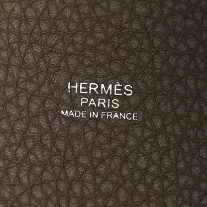 Hermes Taurillon Clemence Picotin Lock 18 PM Etoupe 11 of 25