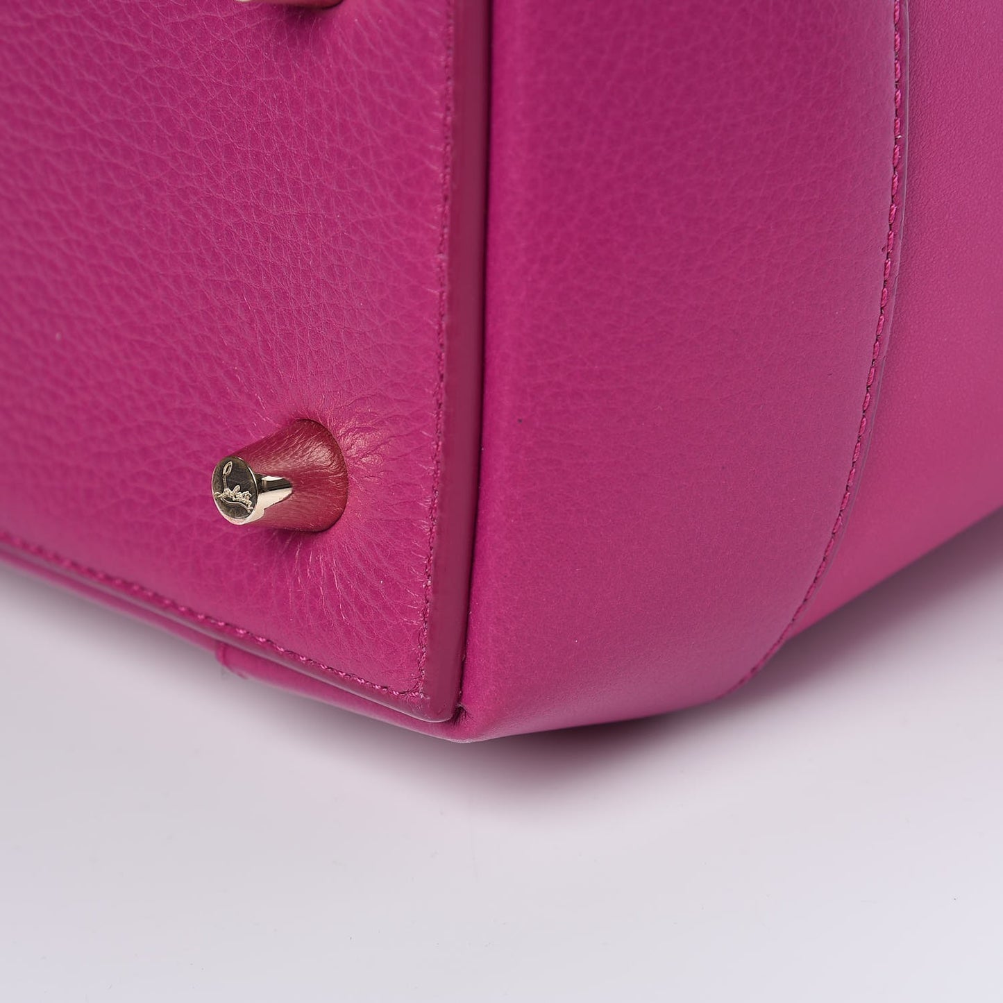 Calfskin Small Eloise Tote Fuchsia
