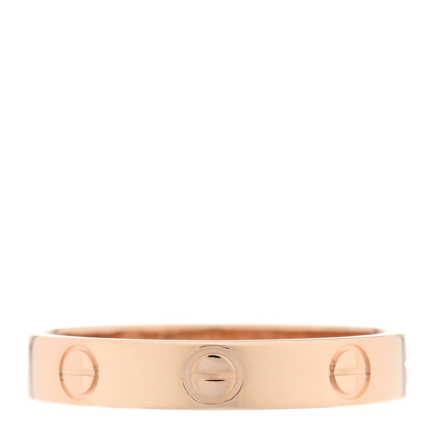 Cartier 18K Pink Gold 3.5mm LOVE Wedding Band Ring 54 7 1 of 4