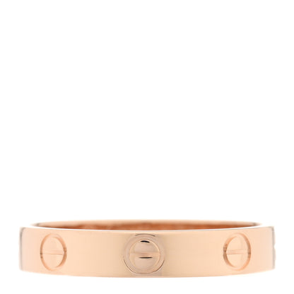 Cartier 18K Pink Gold 3.5mm LOVE Wedding Band Ring 54 7 1 of 4