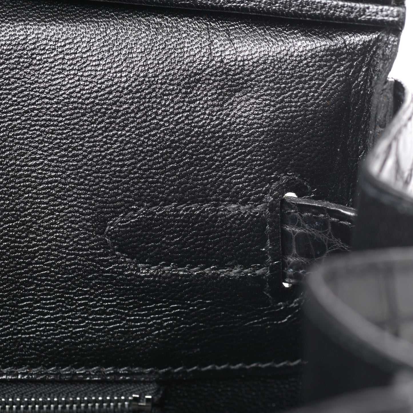 Matte Niloticus Crocodile Birkin 30 Black