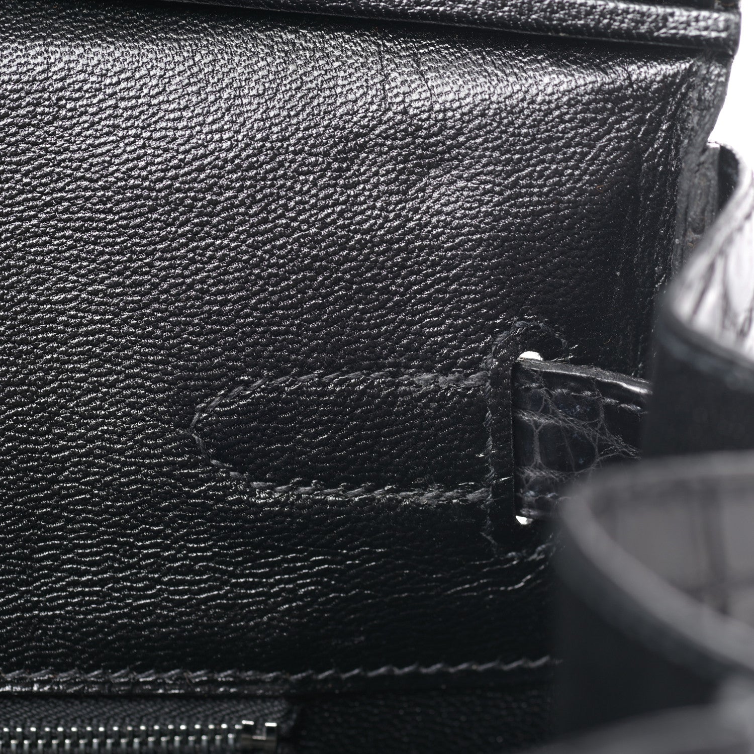 Hermes Matte Niloticus Crocodile Birkin 30 Black 19 of 43