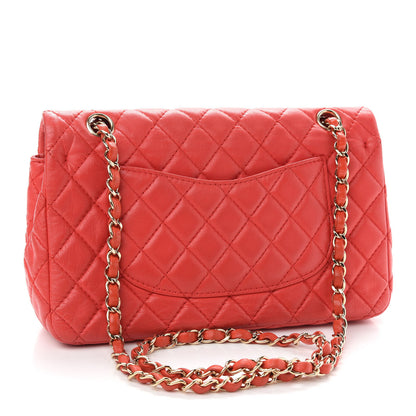Chanel Lambskin Quilted Medium Double Flap Red 3 of 10
