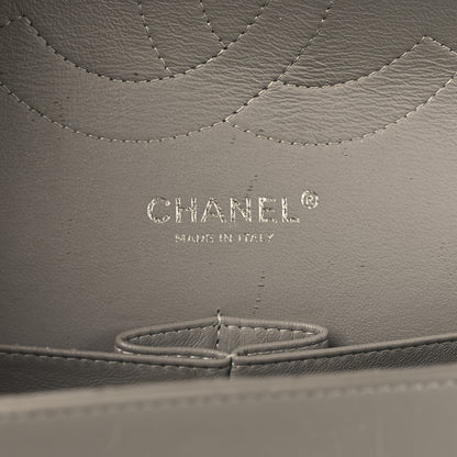 Chanel Striated Patent Quilted Jumbo Double Flap Gold 6 of 12