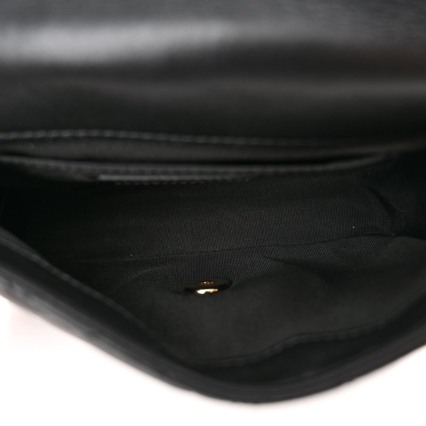 Lambskin Quilted Mini My Precious Flap Black