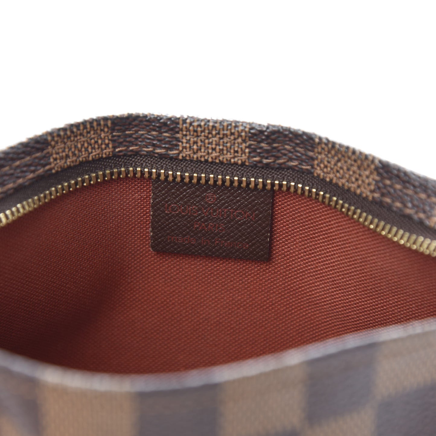 Damier Ebene Trousse Make Up Bag Pochette
