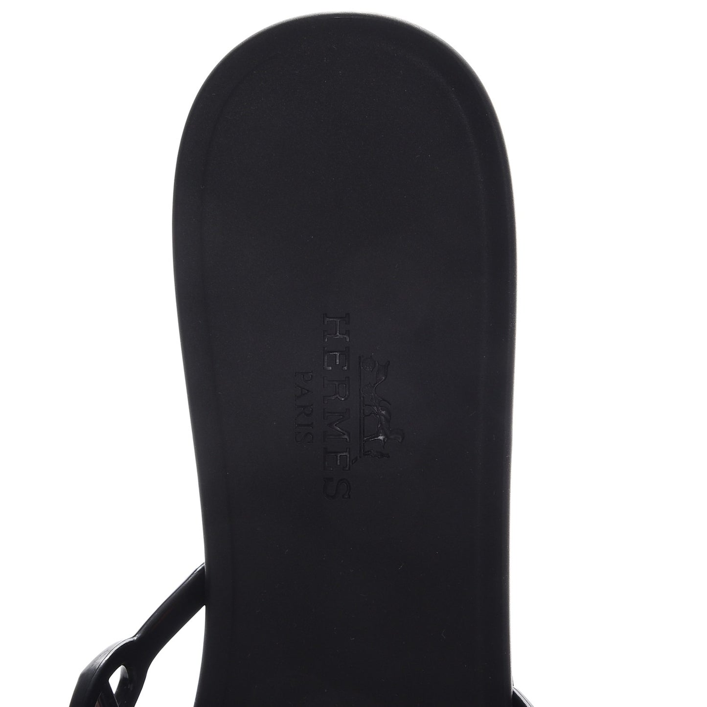 Rubber Chaine d'Ancre Rivage Sandals 37 Black