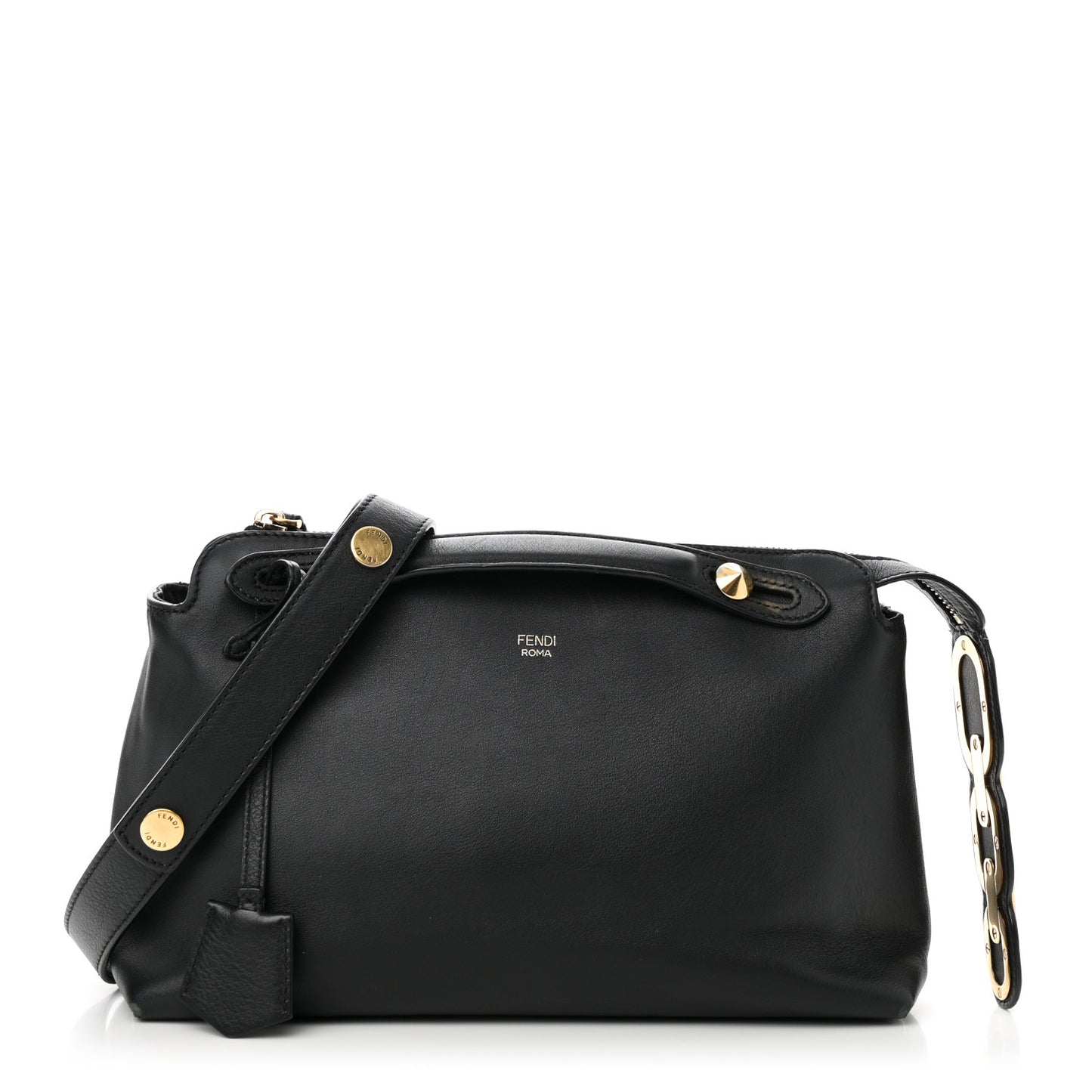 Vitello Dolce Chain Tail Gold Edition Medium By The Way Boston Bag Black