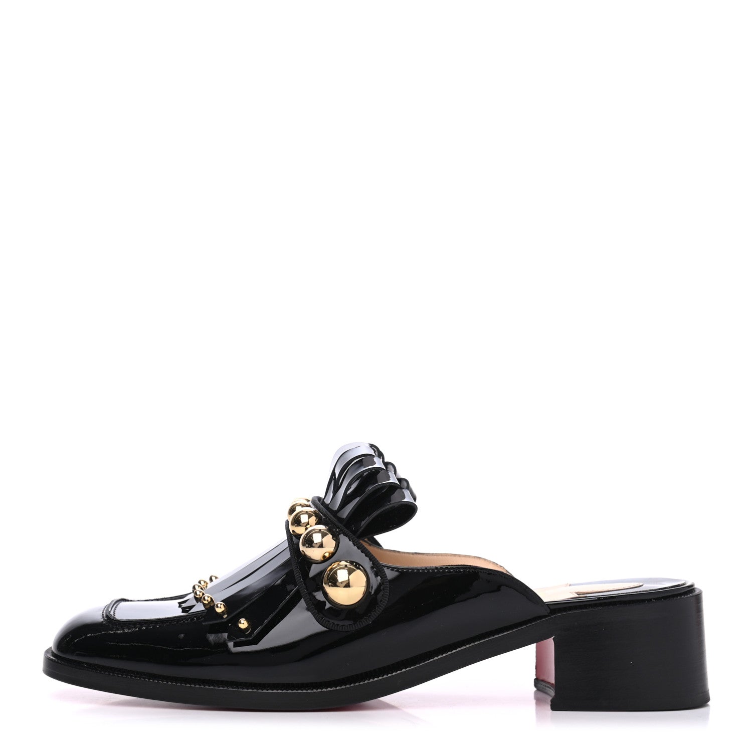 Christian Louboutin Patent Octavian Mula 37.5 Black 1 of 14