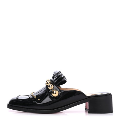 Christian Louboutin Patent Octavian Mula 37.5 Black 1 of 14