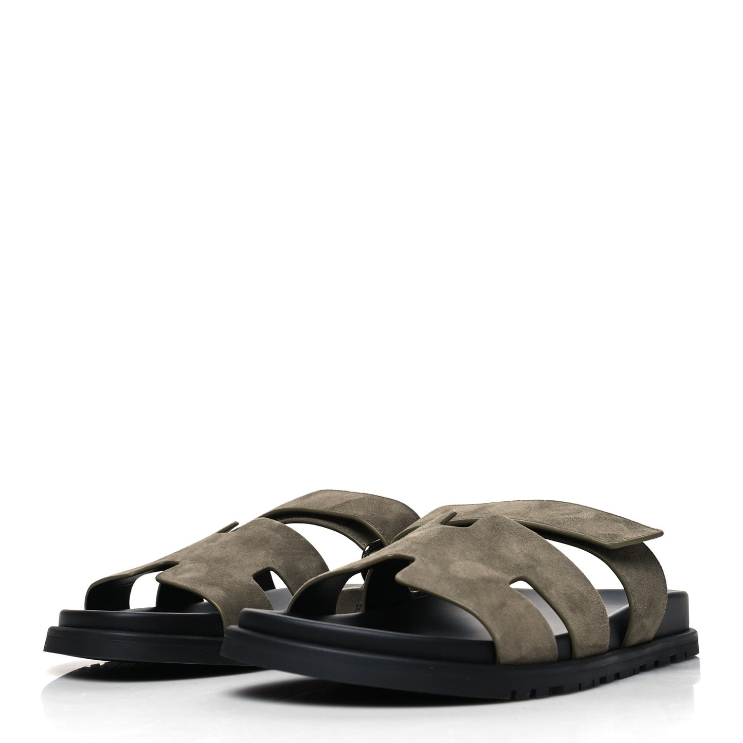 Suede Goatskin Mens Chypre Sandals 43 Vert Toundra