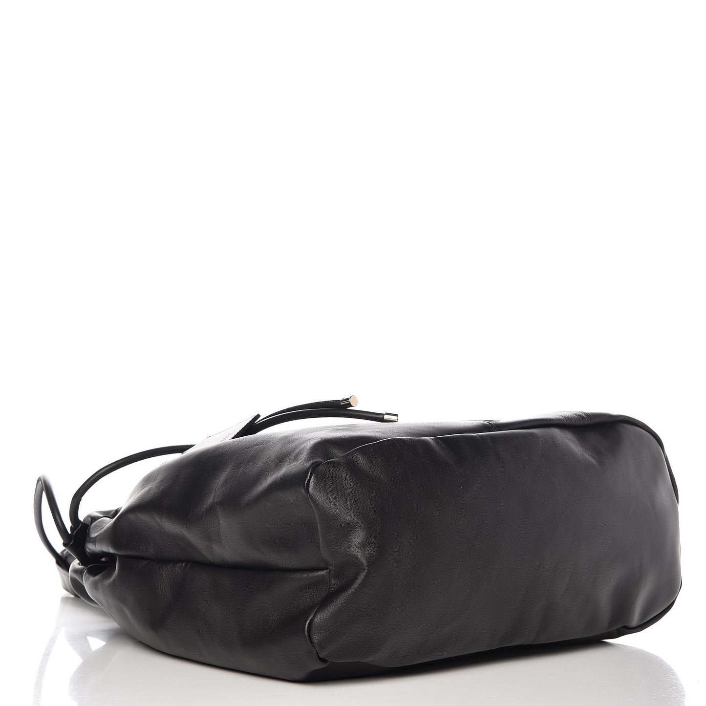 Calfskin Day Dreamer Drawstring Bag Black