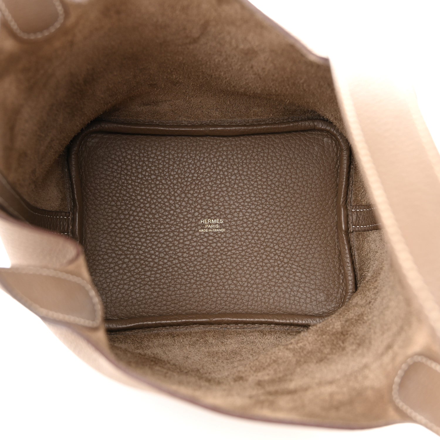 Hermes Taurillon Clemence Picotin Lock 18 PM Etoupe 5 of 12