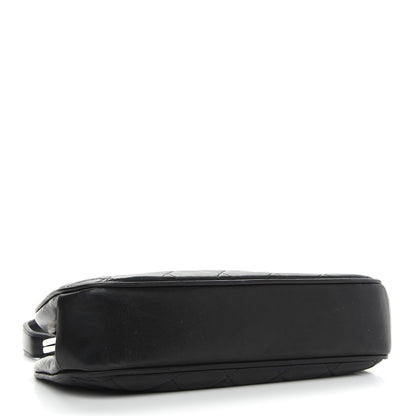 Chanel Lambskin Quilted Kisslock Frame Bag Black 4 of 11