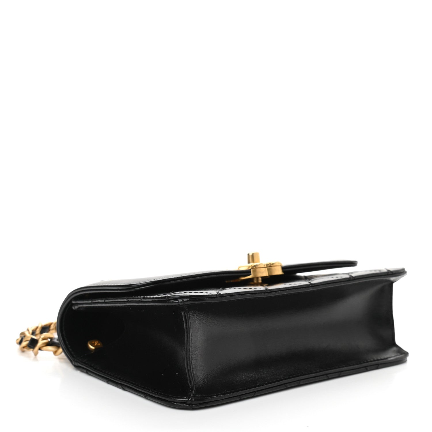 Chanel Calfskin Quilted Mini Coco Ring Flap Black 4 of 12
