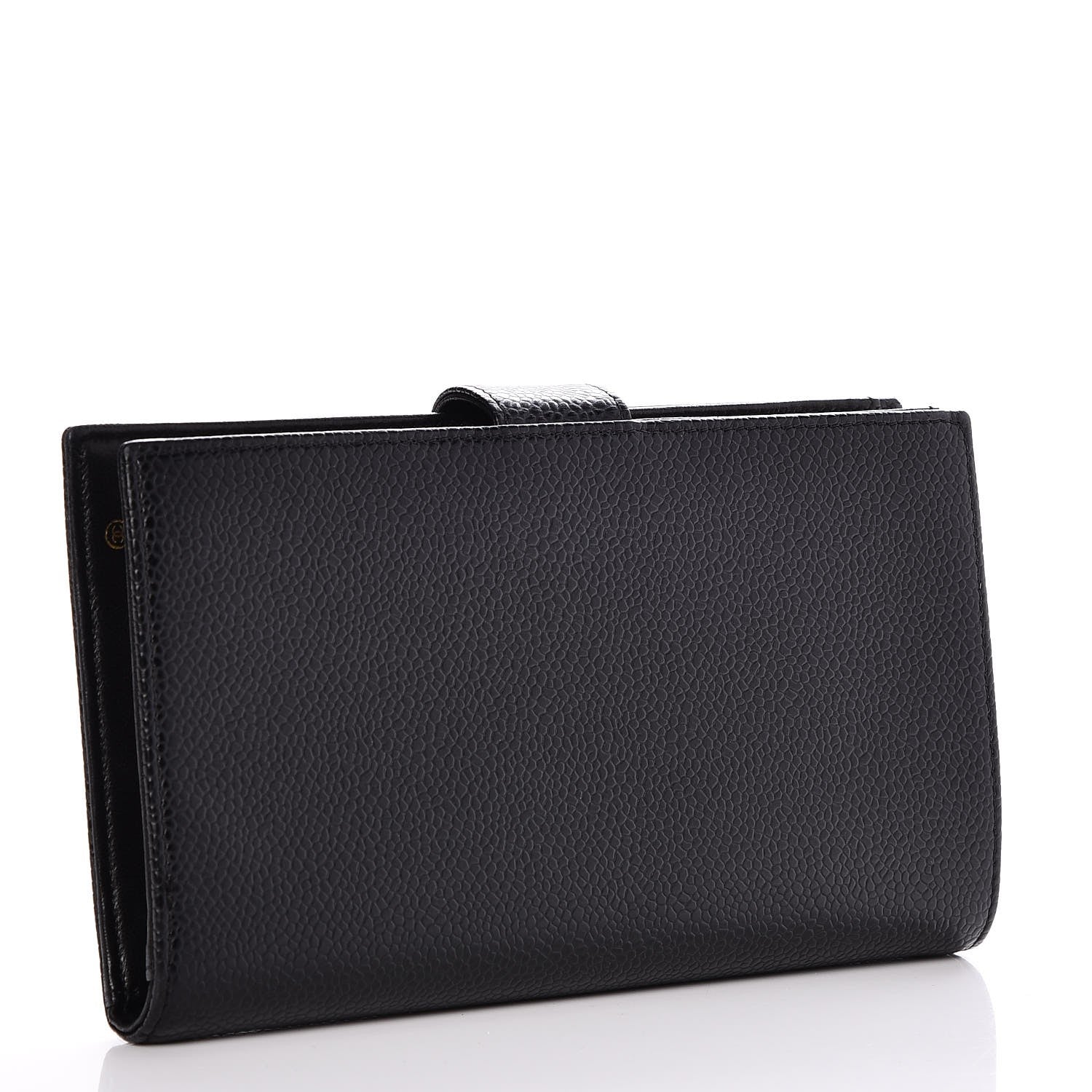 Chanel Caviar Timeless CC French Wallet Black 3 of 9