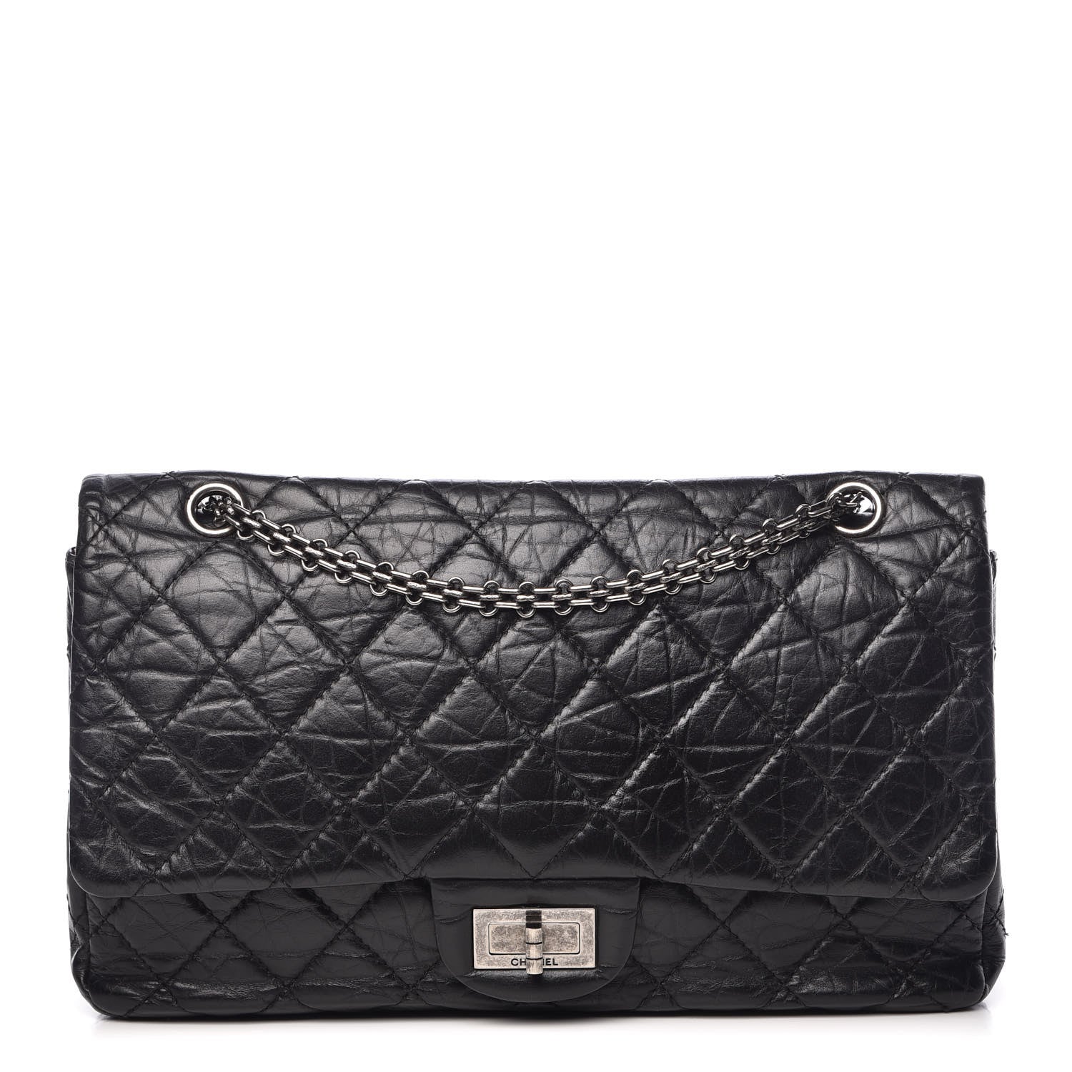 Chanel Aged Calfskin Quilted 2.55 Reissue 227 Flap Black 1 of 11