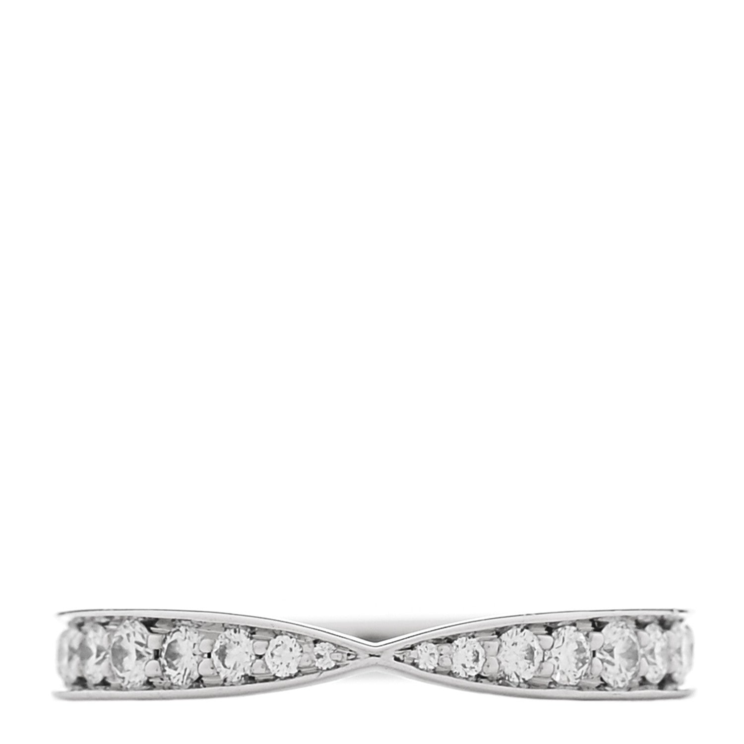 Tiffany Platinum Diamond Harmony Bead-set Band Ring 47 4 1 of 4