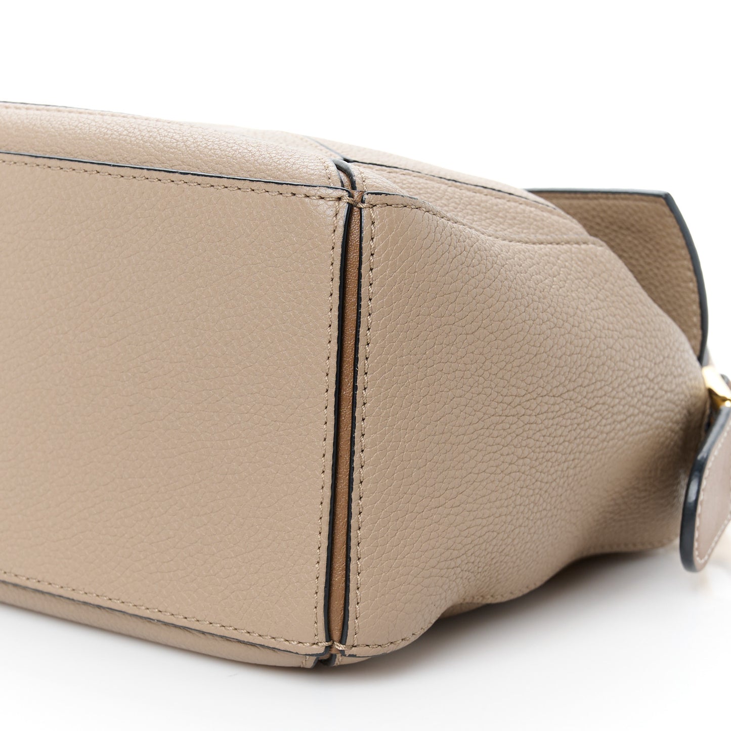 Grained Calfskin Small Puzzle Bag Sand Mink