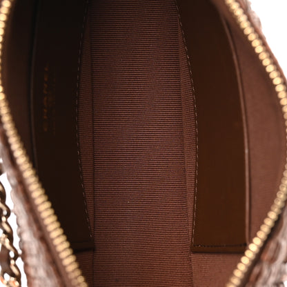Chanel Braided Raffia Other Shape With Chain Brown 5 of 12