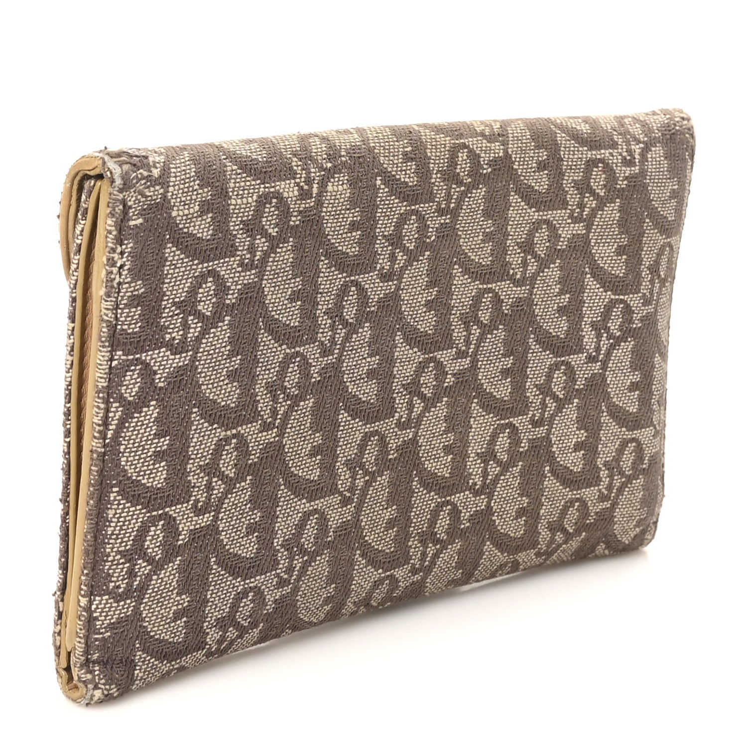 Christian Dior Monogram Saddle Wallet Beige 3 of 8