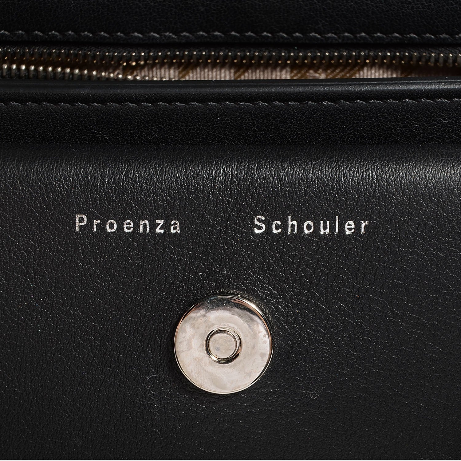 Proenza Schouler Leather Mini PS11 Classic Shoulder Bag Black 9 of 10