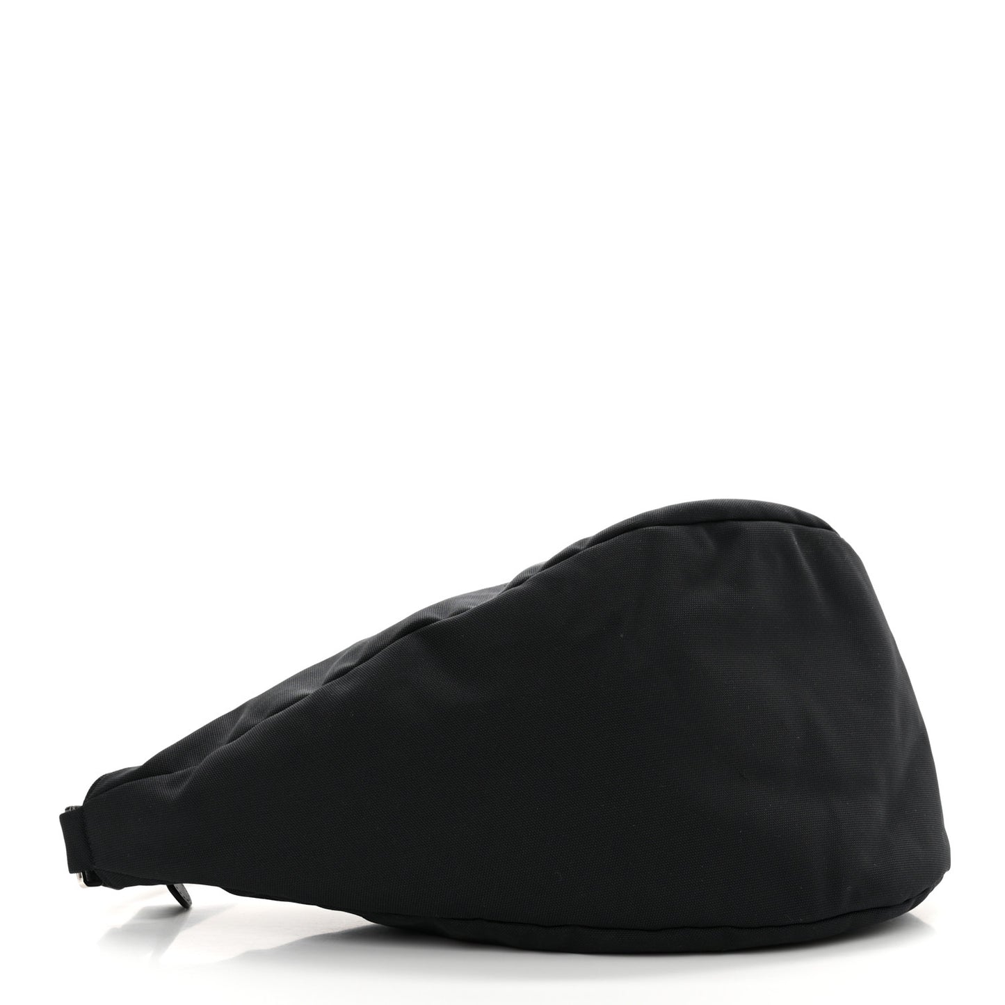 Nylon Slouchy Banana Two Bag Black
