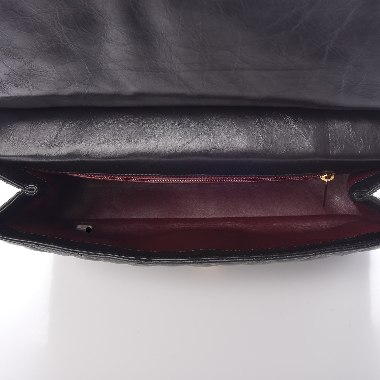 Chanel Aged Calfskin Quilted 2.55 Reissue 226 Hanger Flap Black 5 of 8