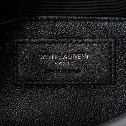 Saint Laurent Crinkled Calfskin Matelasse Monogram Baby Niki Chain Satchel Storm 7 of 11