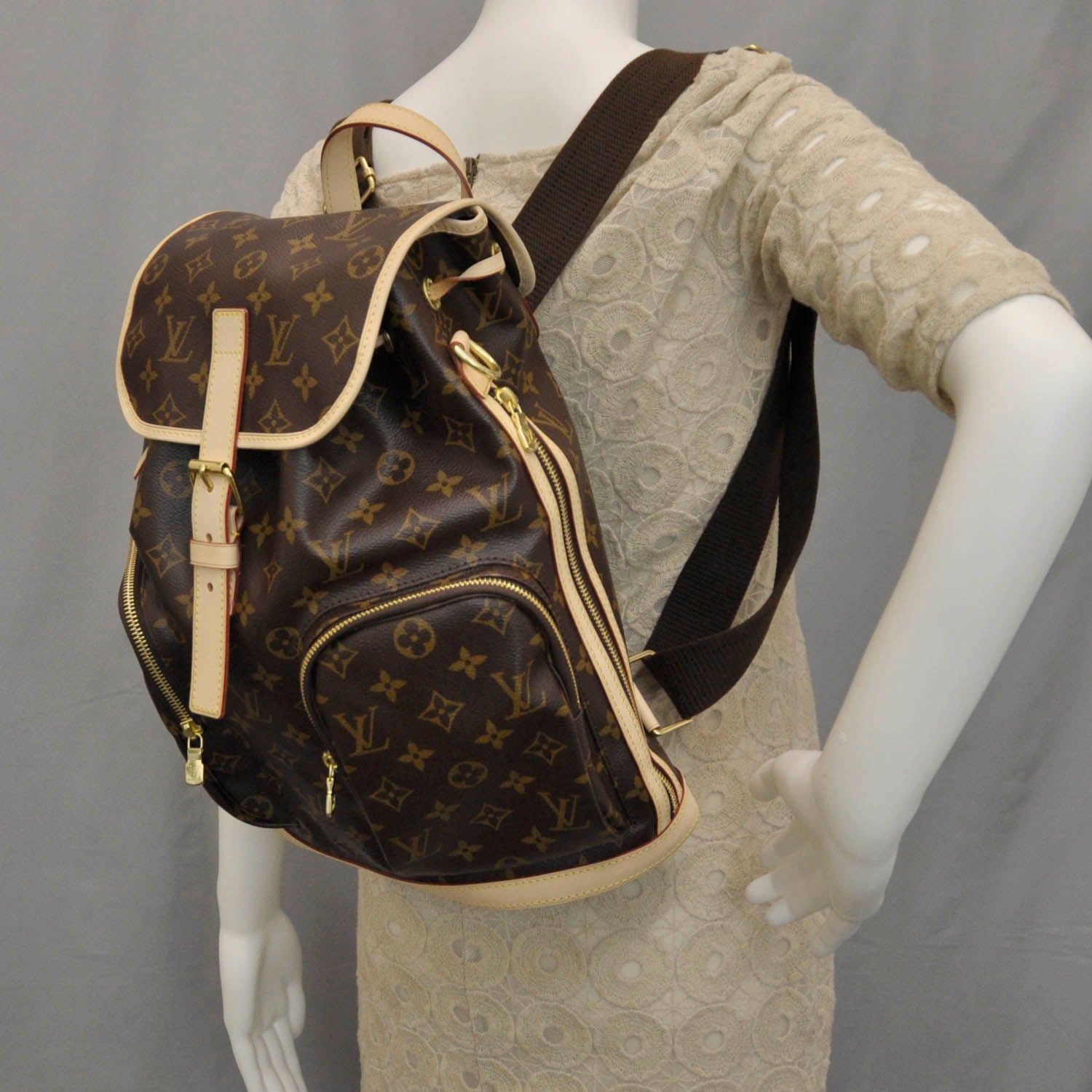 Louis Vuitton Monogram Bosphore Backpack 2 of 6