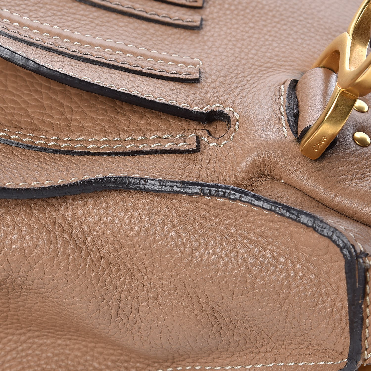 Chloe Calfskin Medium Marcie Satchel Nut 11 of 11