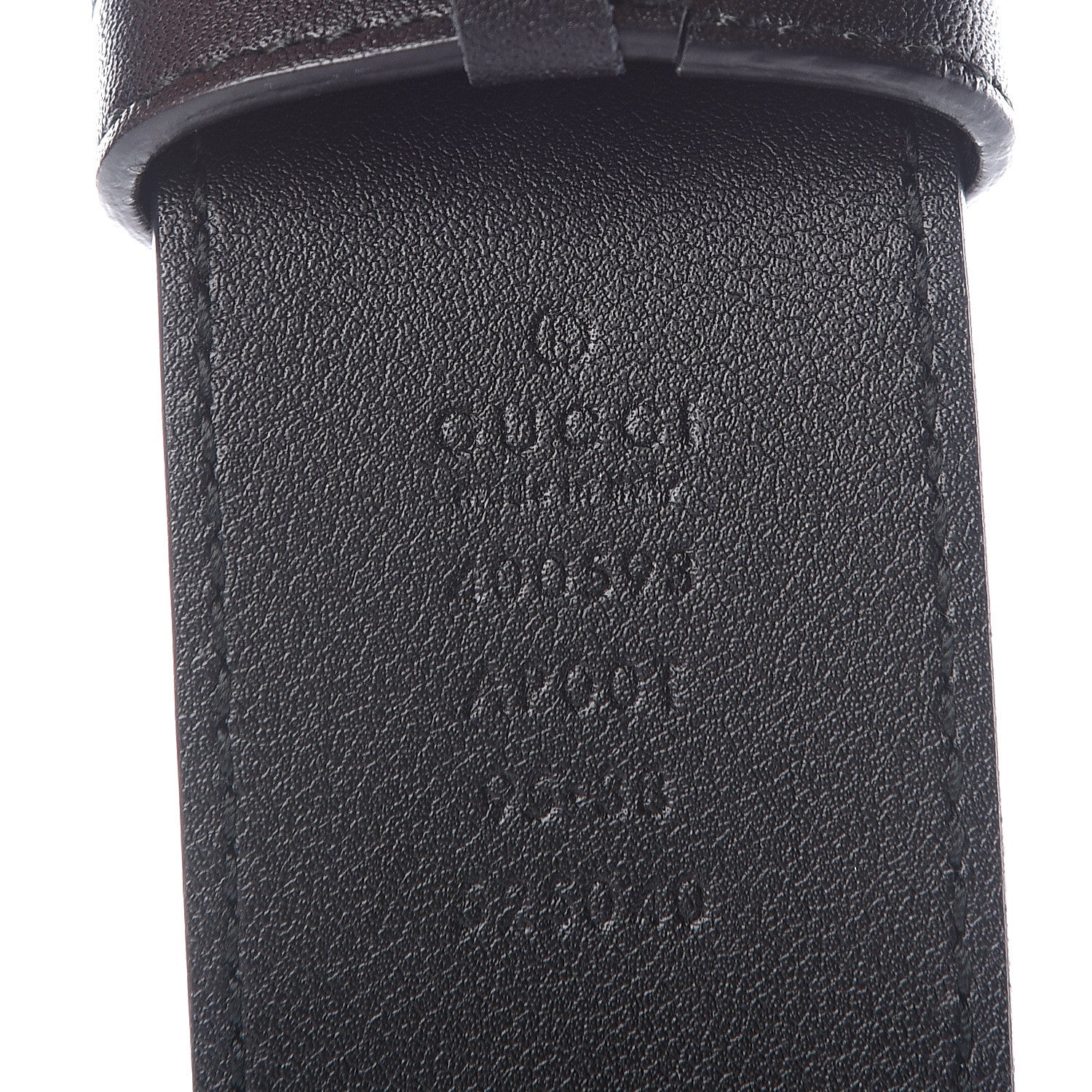 Gucci Calfskin Double G 40mm Belt 95 38 Black 3 of 6