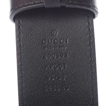 Gucci Calfskin Double G 40mm Belt 95 38 Black 3 of 6