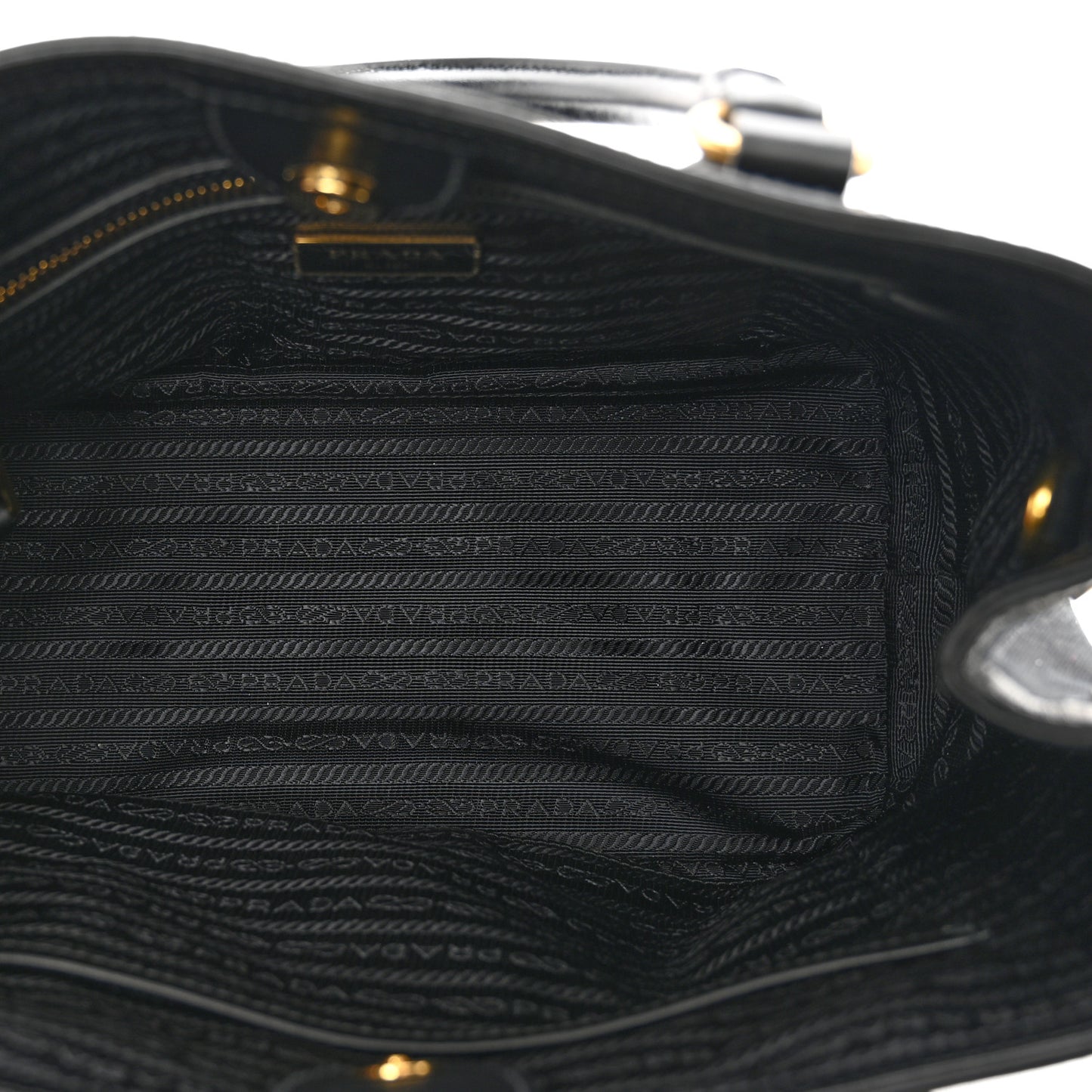 Jacquard Logo Tote Black