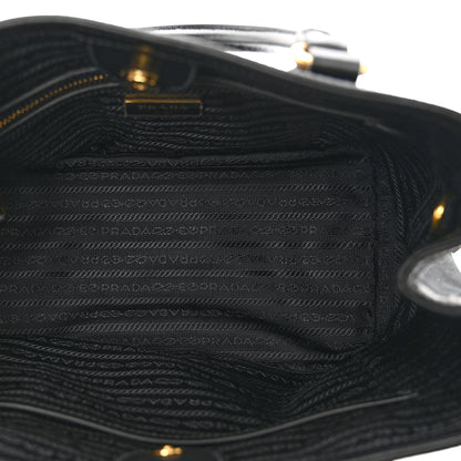 Prada Jacquard Logo Tote Black 6 of 10