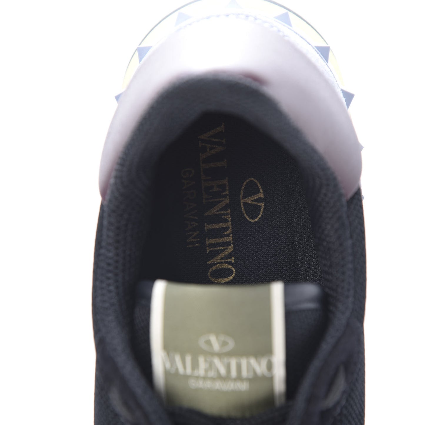 Nylon Suede Womens Rockrunner Sneakers 40 Black Multicolor