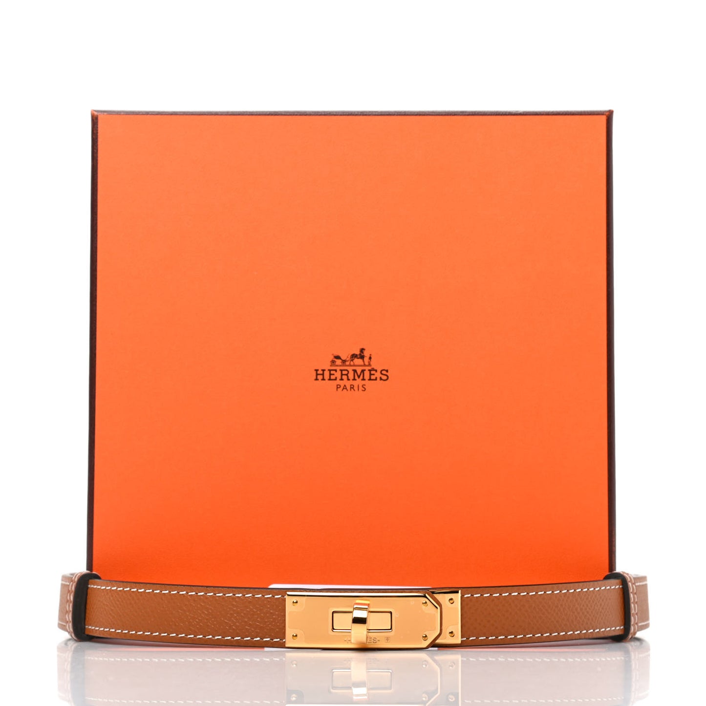 Epsom Kelly Belt Gold