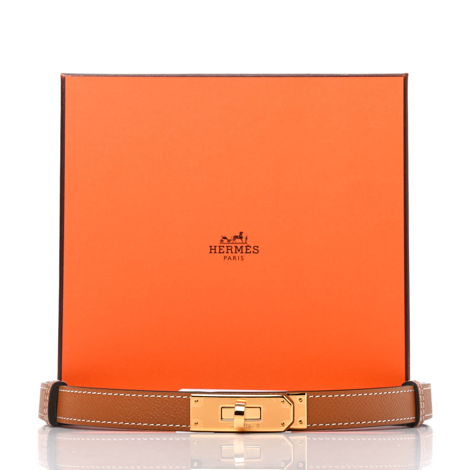 Hermes Epsom Kelly Belt Gold 6 of 6