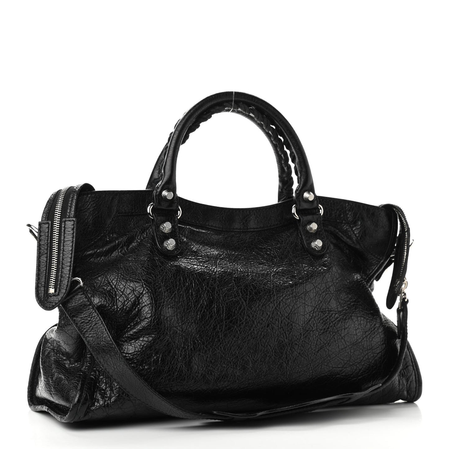 Agneau Giant 12 Silver Hardware City Black