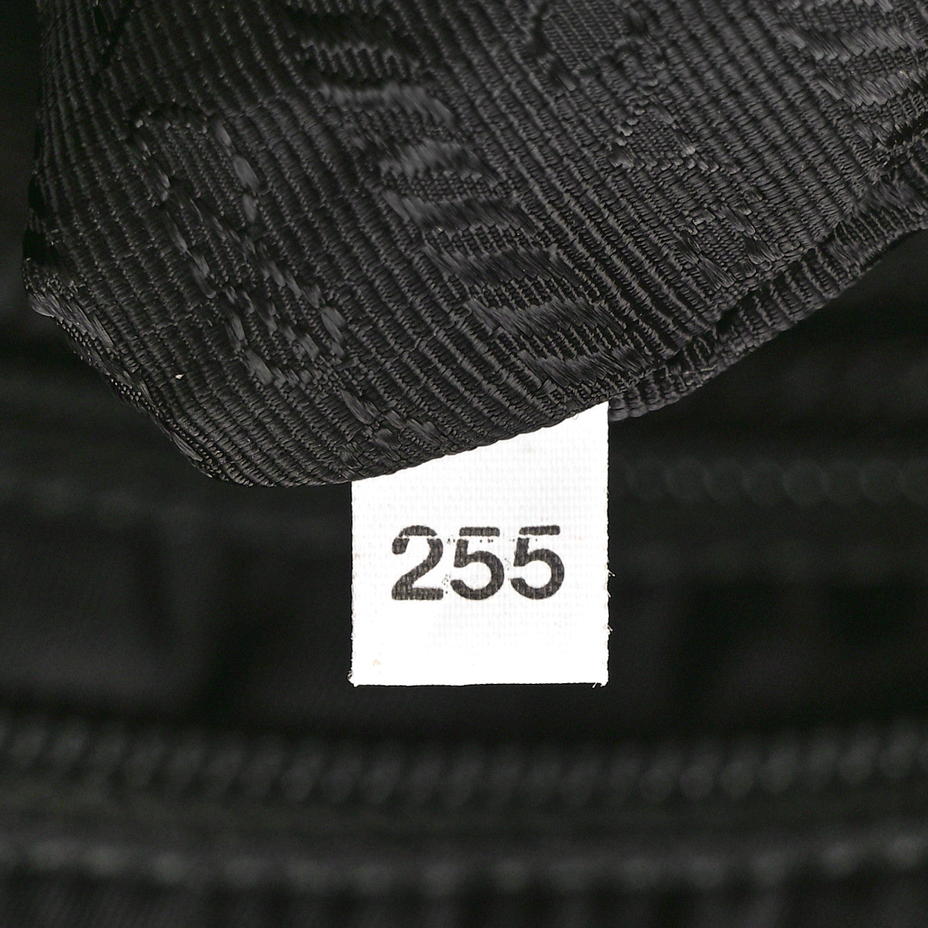 Prada Re-Nylon Nappa Triangle Medium Double Handled Tote Black 8 of 11