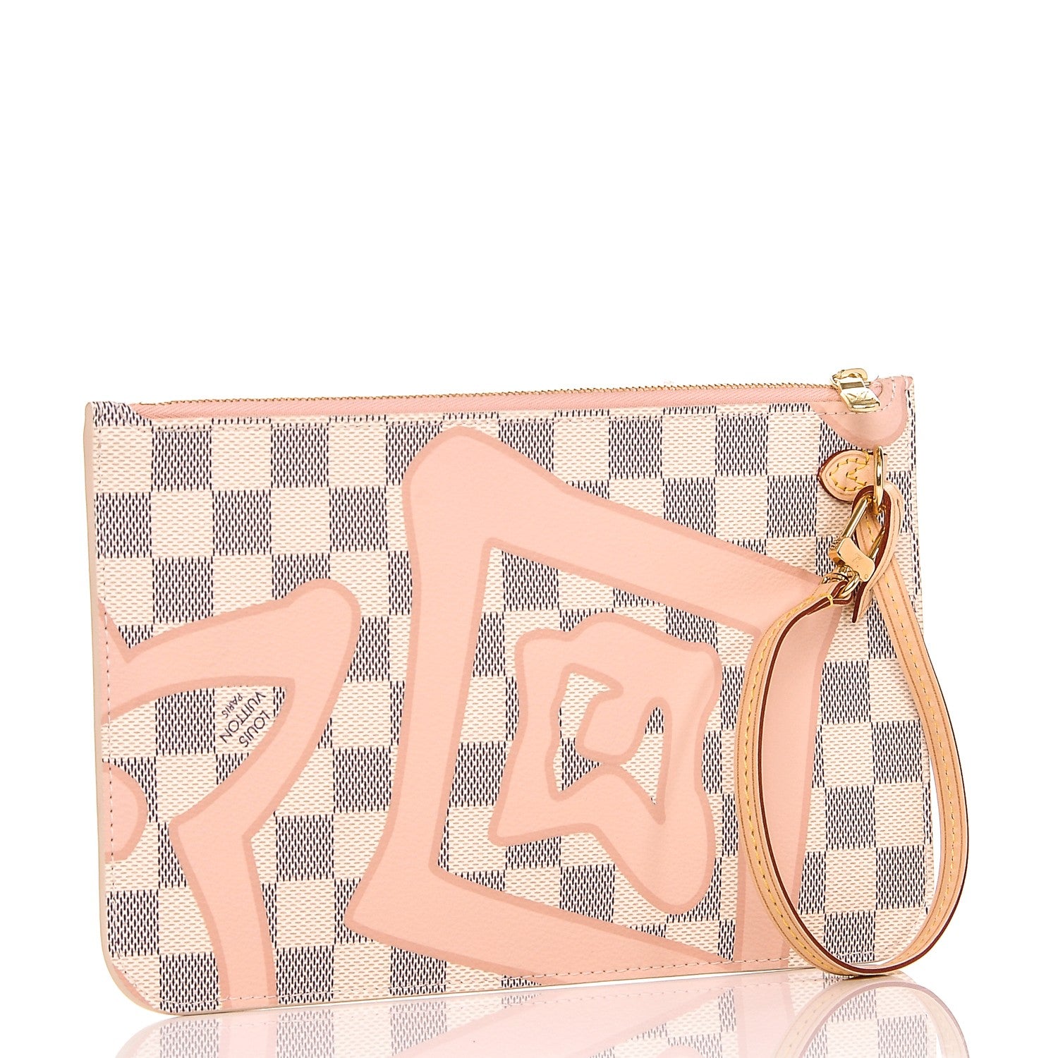 Louis Vuitton Damier Azur Tahitienne Neverfull MM Pochette 3 of 7